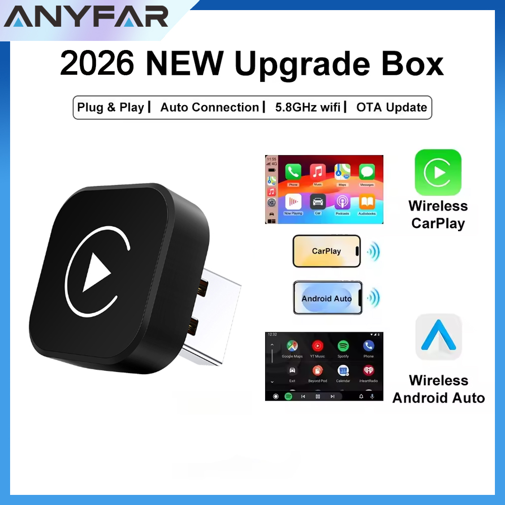 Smartwatch Universal - محول كاربلاي لاسلكي 2026، دونجل 2