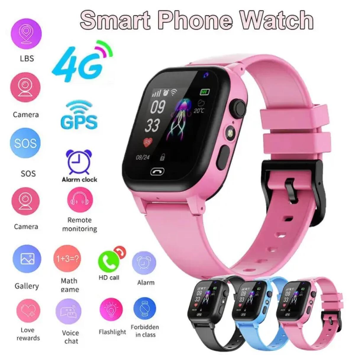 Smartwatch Id - ساعة ذكية للأطفال 4G متعددة الوظائف