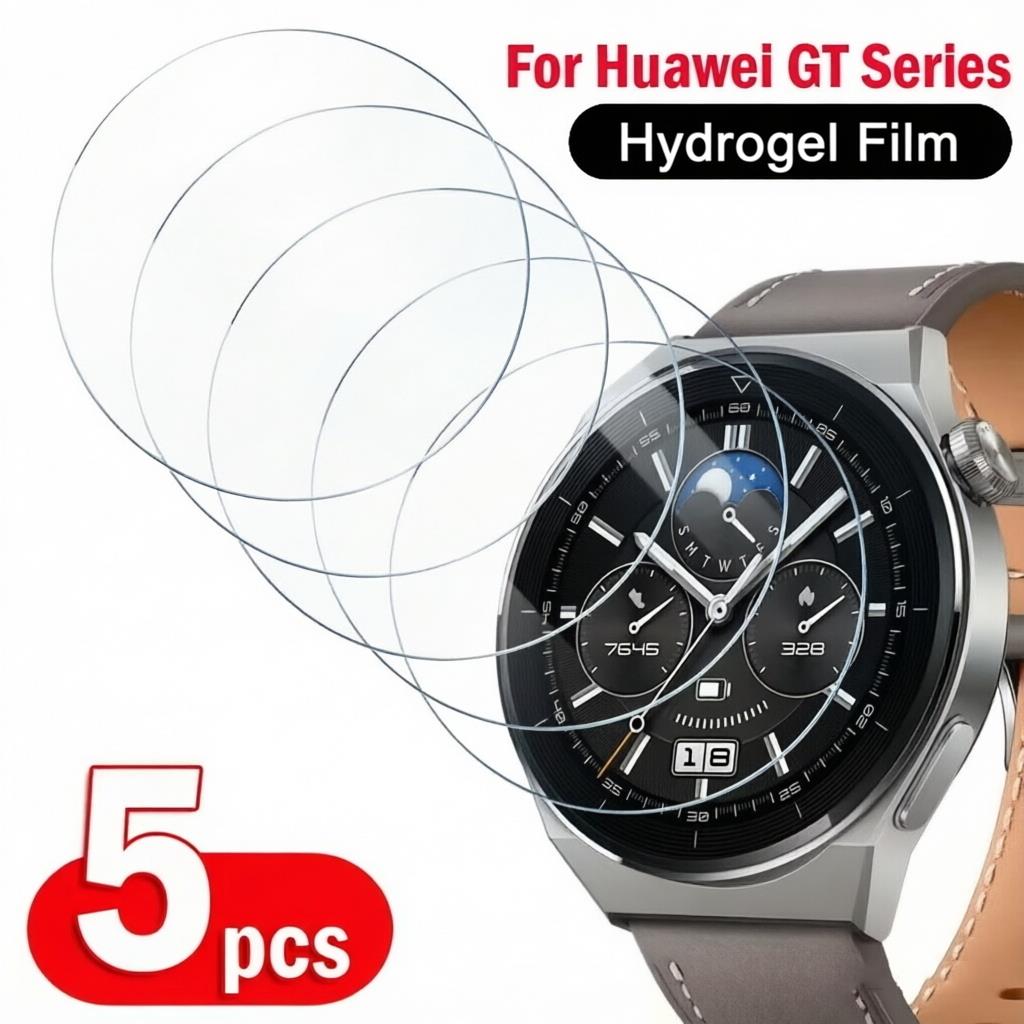 Huawei Smartwatch Accessories - 1-5 قطع من طبقة الهيدروجيل لساعة