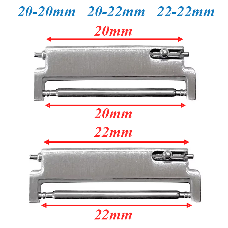 Watch Band Connector - 2 قطعة محولات حزام (استيك) ساعة