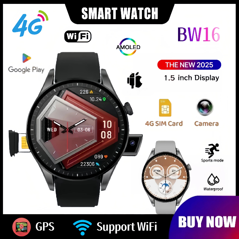 Smartwatch Id - ساعة ذكية 4G جديدة BW16: WiFi