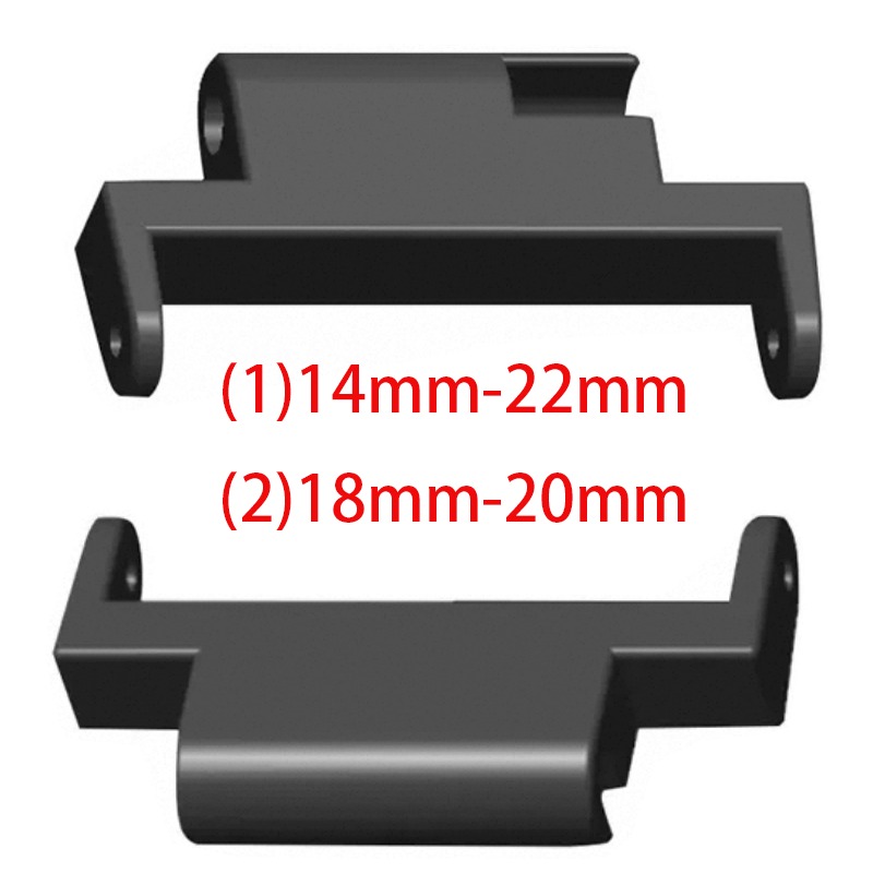 Watch Band Connector - قطعتان من قضبان التوصيل السريعة مقاس