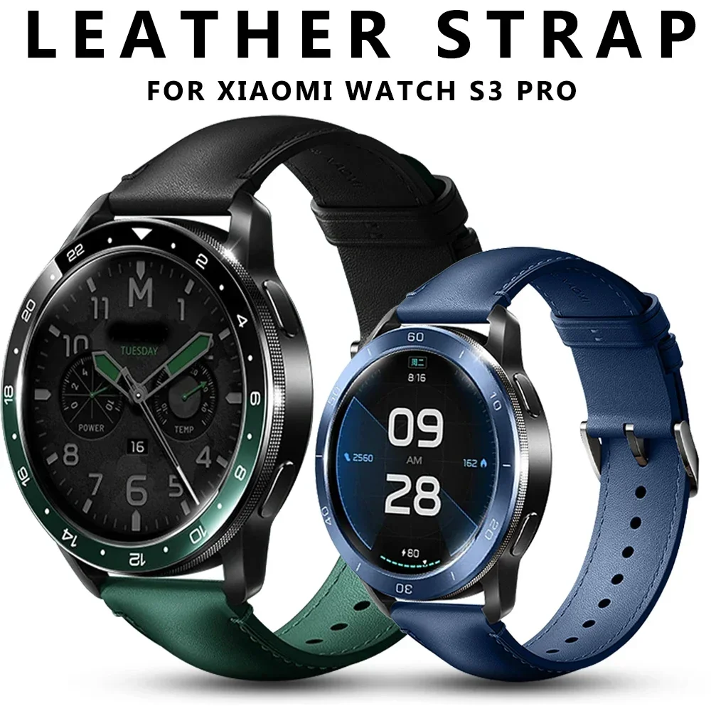 Xiaomi Smartwatch S3 Accessories - 22 مللي متر حزام من الجلد