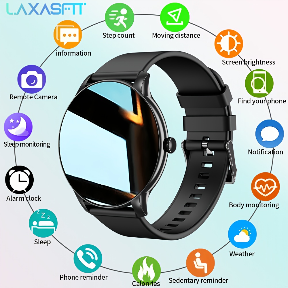 Smartwatch Instagram - LAXASFIT Outsport ساعة ذكية بلوتوث الاتصال