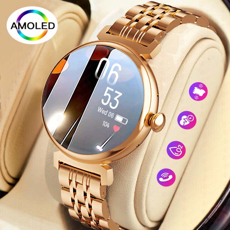 Smartwatch Faces - شاشة AMOLED مقاس 1.04 بوصة، شاشة