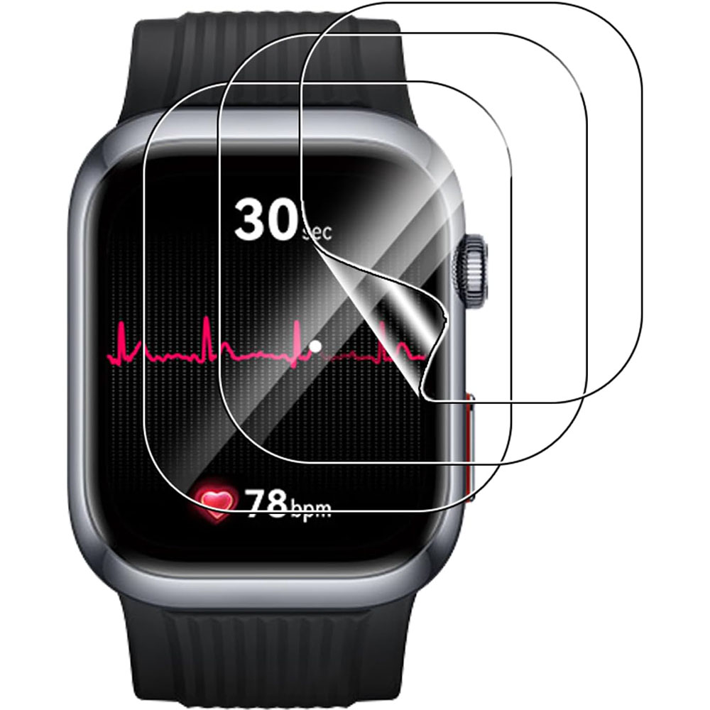 Huawei Smartwatch Accessories - 3 قطع من أفلام هيدروجيل من
