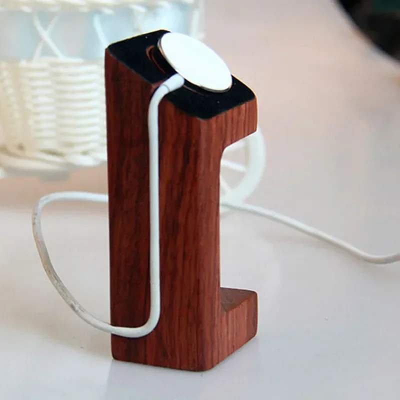 حامل شاحن ساعة أبل الخشبي، حام - مراجعة Apple Smartwatch Accessories وسعره