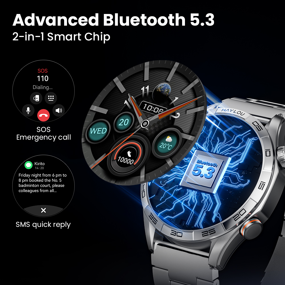 ساعة ذكية HAYLOU Solar 5 مع مي - مراجعة Smartwatch X12 وسعره