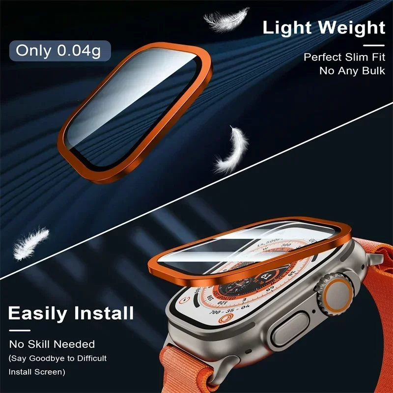 2 قطعة إطار معدني من التيتانيو - مراجعة Apple Smartwatch Accessories وسعره