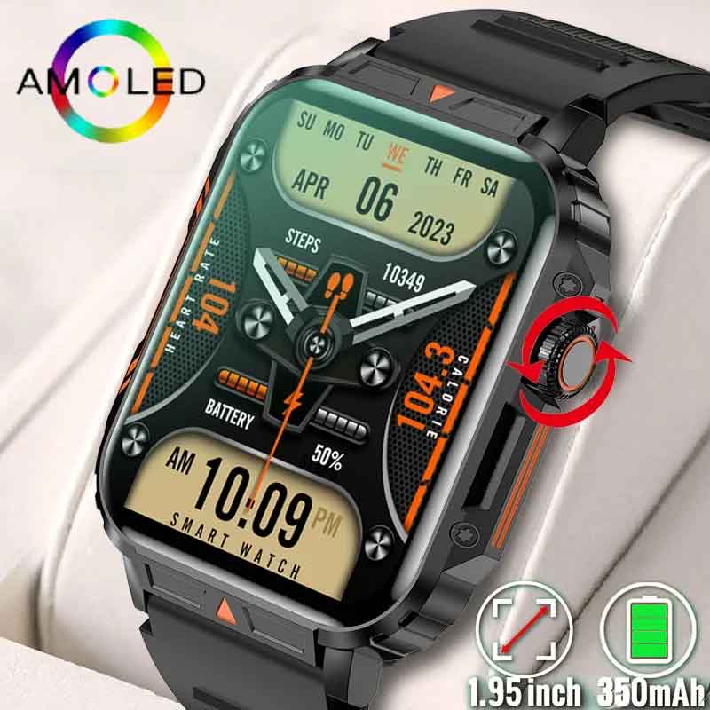ساعة ذكية عسكرية خارجية للرجال - مراجعة Smartwatch Faces وسعره