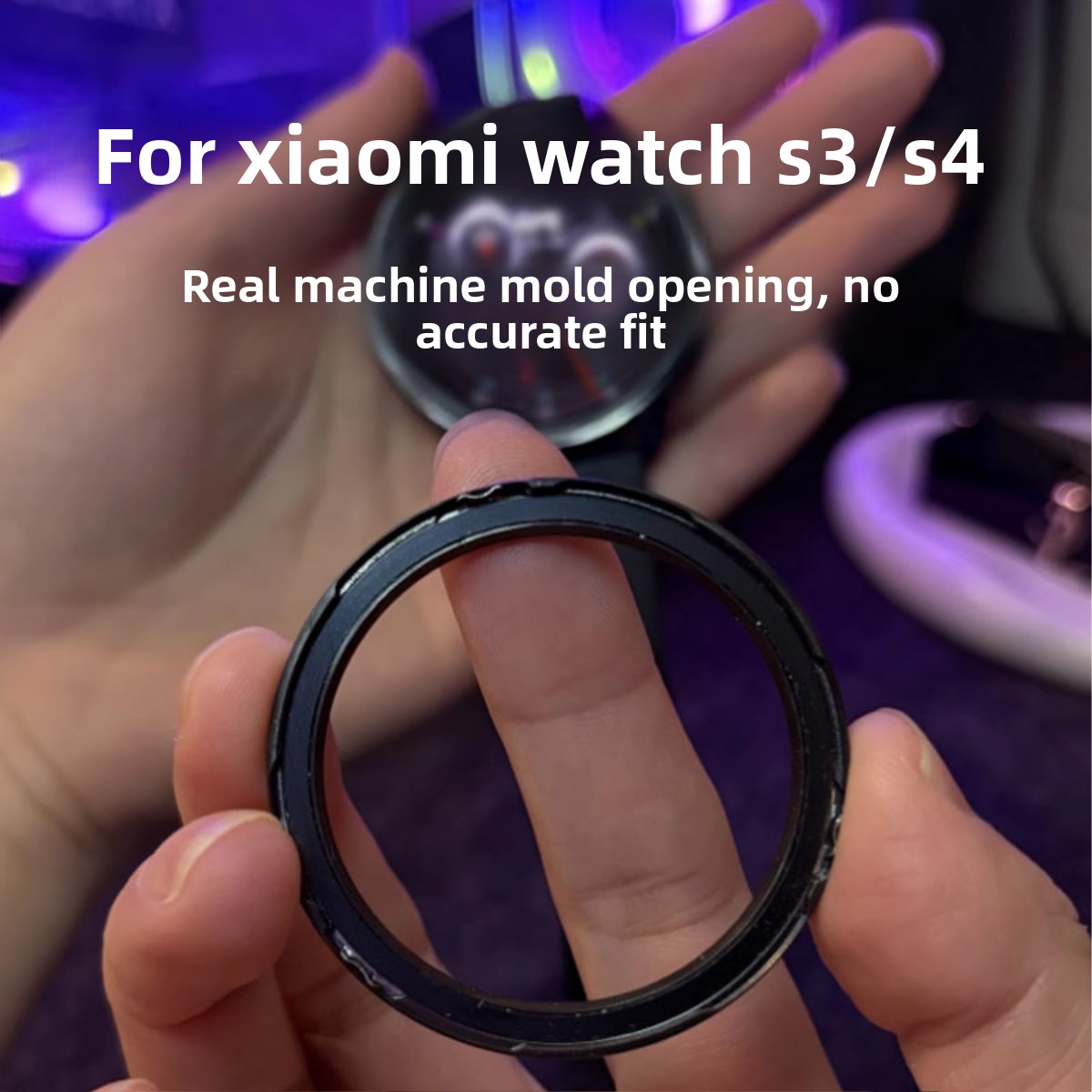 حلقة إطار معدنية لساعة شاومي،  - مراجعة Xiaomi Smartwatch S3 Accessories وسعره