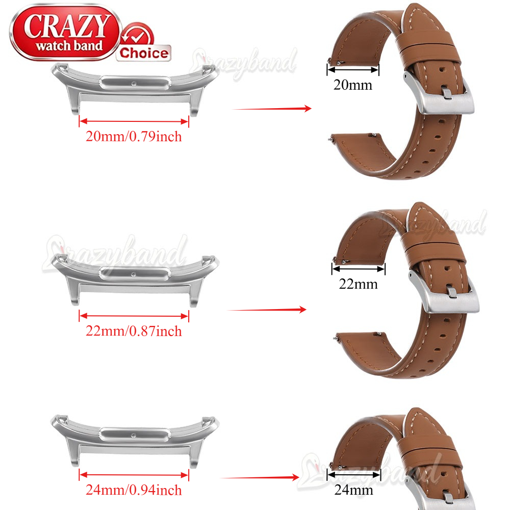 زوج من الموصلات الفولاذية المق - مراجعة Watch Band Connector وسعره