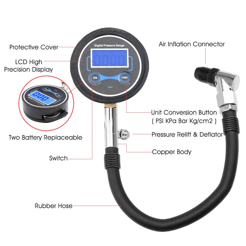 دراجة نارية قياس ضغط الإطارات  - مراجعة Smartwatch Universal وسعره
