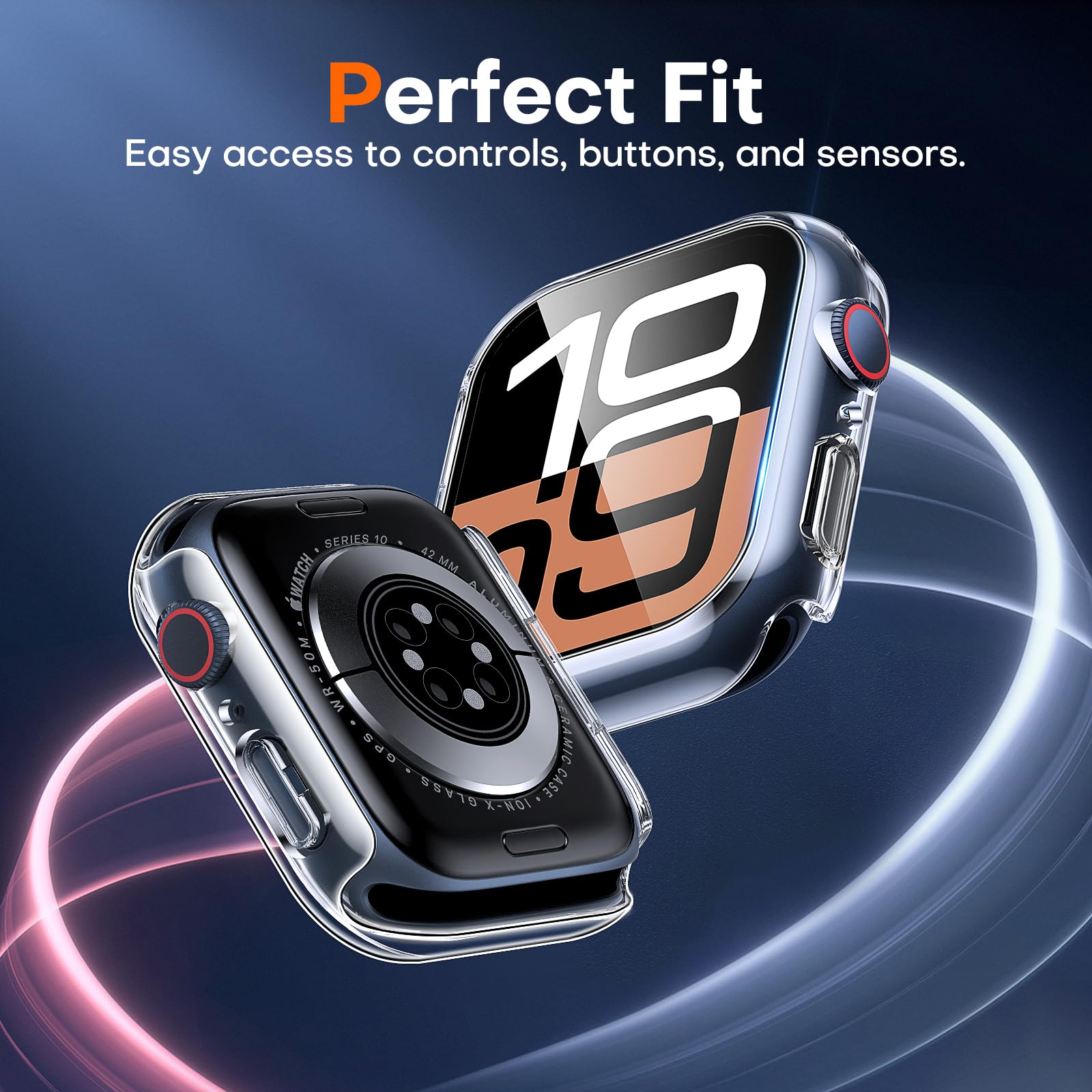 2 قطعة حافظة من الزجاج المقسى  - مراجعة Apple Smartwatch Accessories وسعره