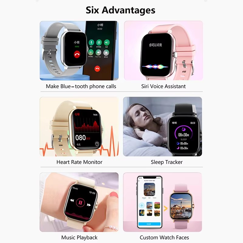 ساعة ذكية رياضية لمراقبة الليا - مراجعة Smartwatch Instagram وسعره