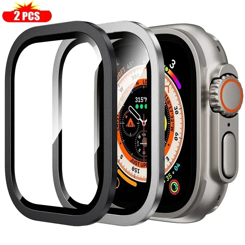 2 قطعة الزجاج المقسى لساعة أبل - مراجعة Apple Smartwatch Accessories وسعره