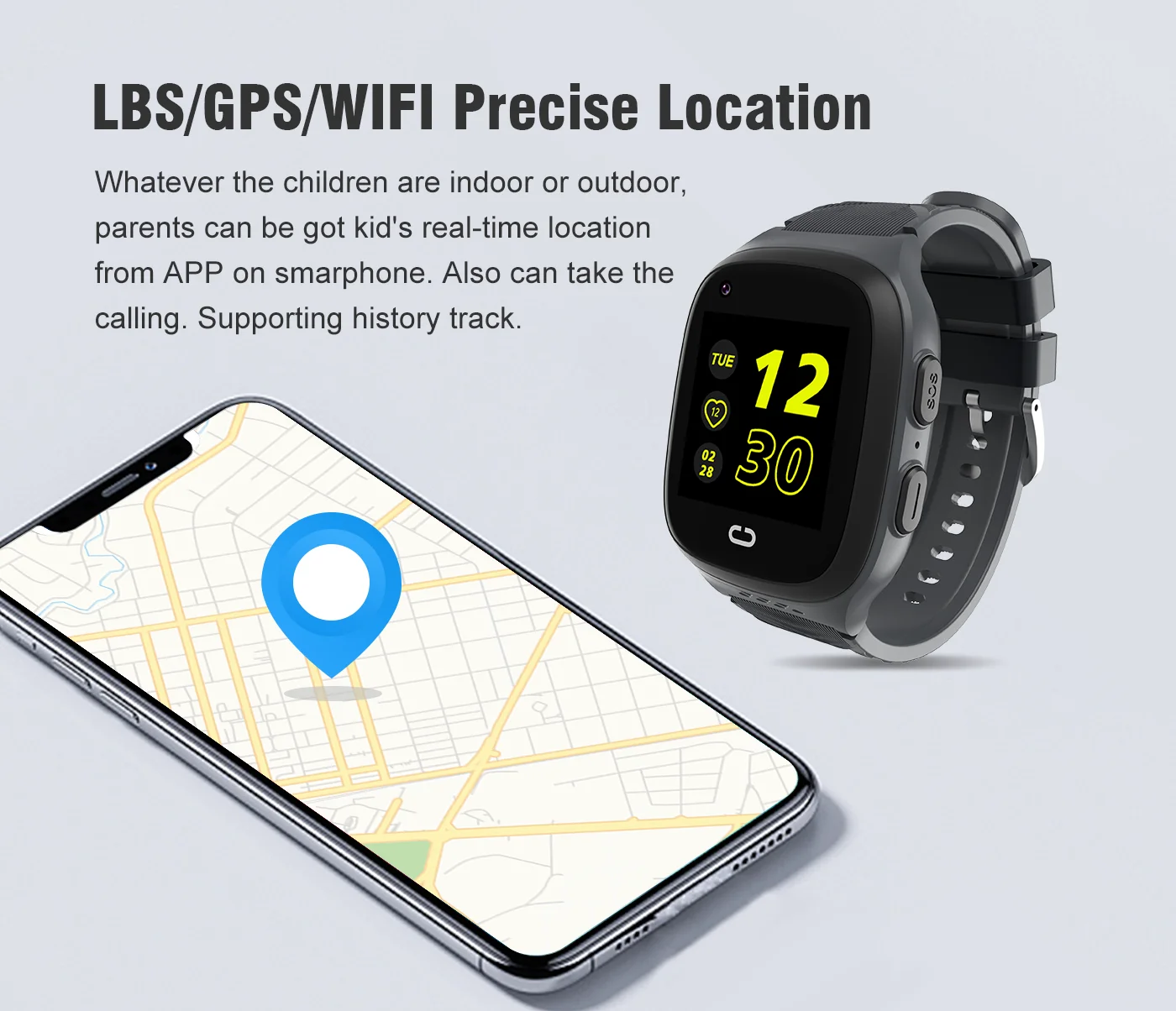 4G الاطفال Smartwatch SOS مقاو - مراجعة Smartwatch Id وسعره