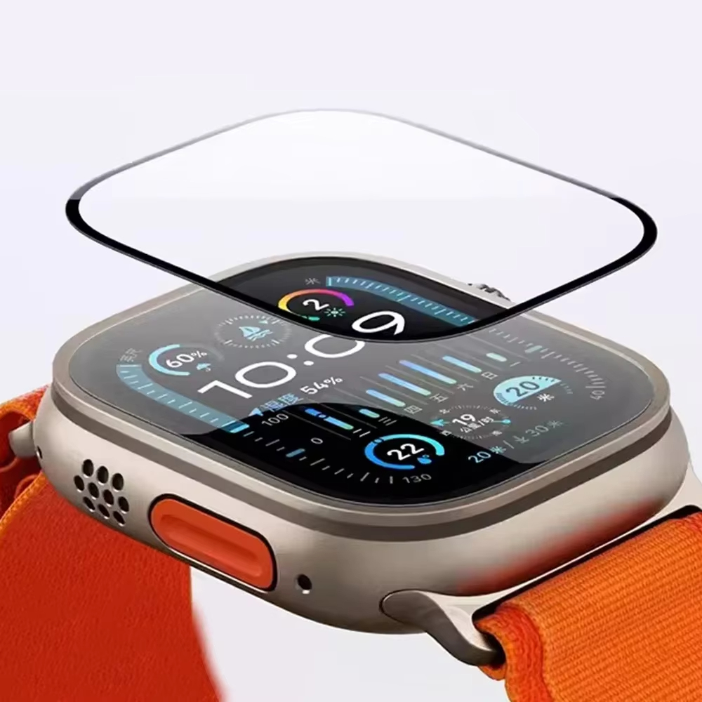 واقي شاشة ثلاثي الأبعاد من الز - مراجعة Apple Smartwatch Accessories وسعره