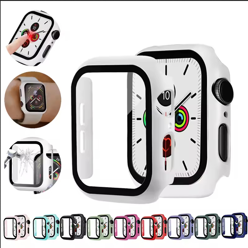 زجاج مقوى + غطاء لساعة أبل 11  - مراجعة Watch Case Bumper وسعره