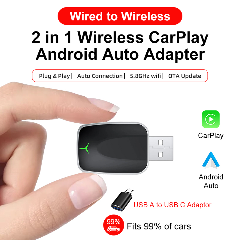 محول كاربلاي لاسلكي جديد 2026  - مراجعة Smartwatch Universal وسعره