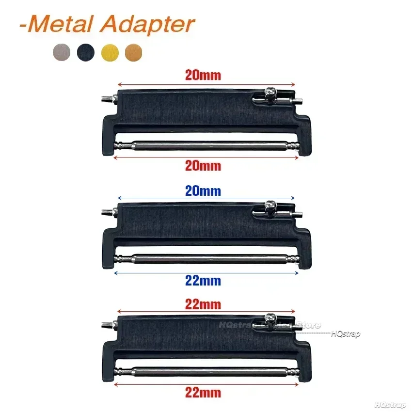 2 قطعة محولات حزام (استيك) ساع - مراجعة Watch Band Connector وسعره