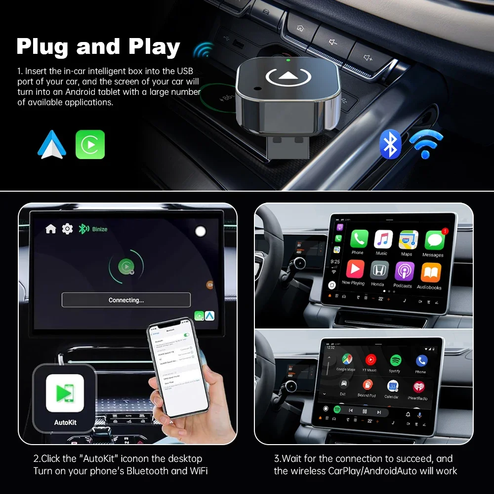 محول لاسلكي جديد لـ CarPlay وA - مراجعة Smartwatch Universal وسعره