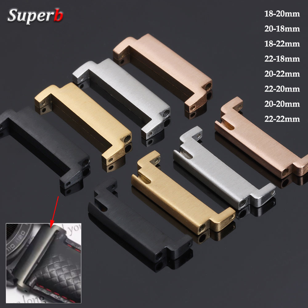 زوج واحد من محولات أحزمة الساع - مراجعة Watch Band Connector وسعره