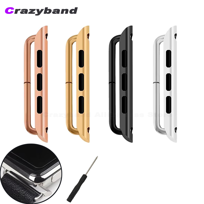 2 قطعة محول موصل الفولاذ المقا - مراجعة Watch Band Connector وسعره