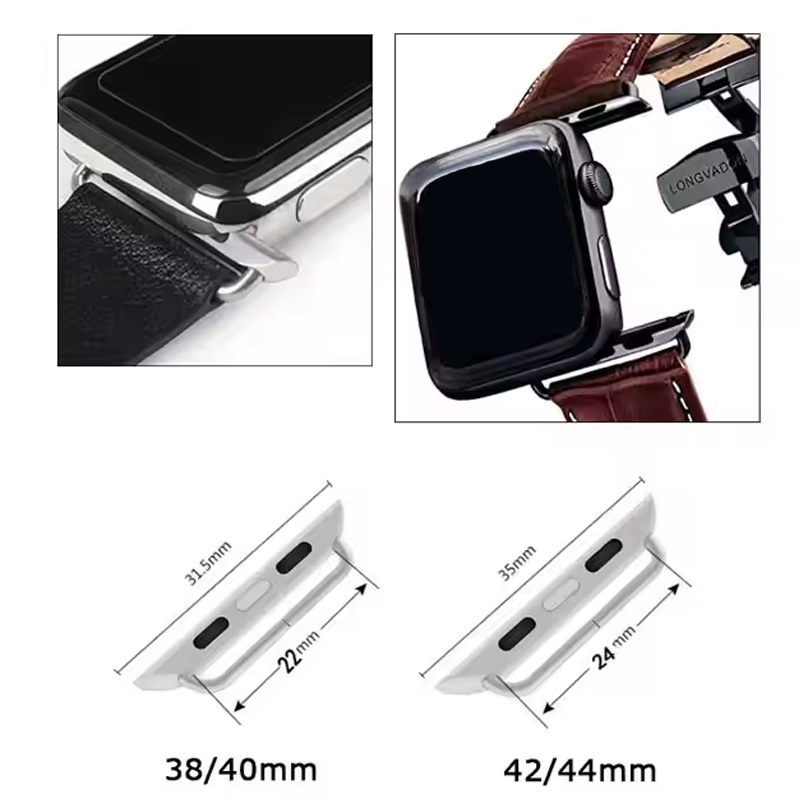 2 قطعة محول موصل الفولاذ المقا - مراجعة Watch Band Connector وسعره