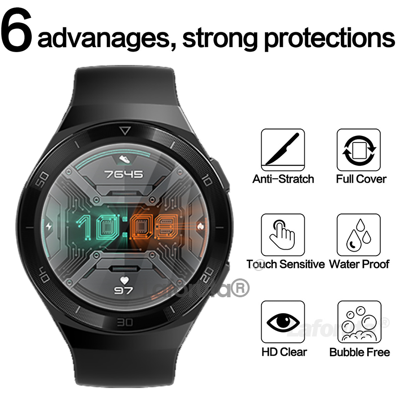 الزجاج المقسى لهواوي ساعة GT 2 - مراجعة Titan Smartwatch Accessories وسعره