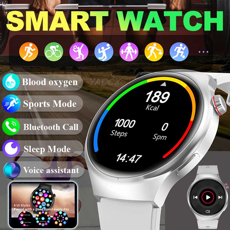 ساعة ذكية 2026 مع وضع الرياضة، - مراجعة Smartwatch M Active وسعره