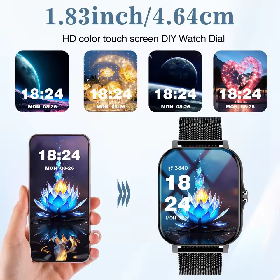 ساعة ذكية جديدة 2026 مع ميزة ا - مراجعة Smartwatch Face وسعره