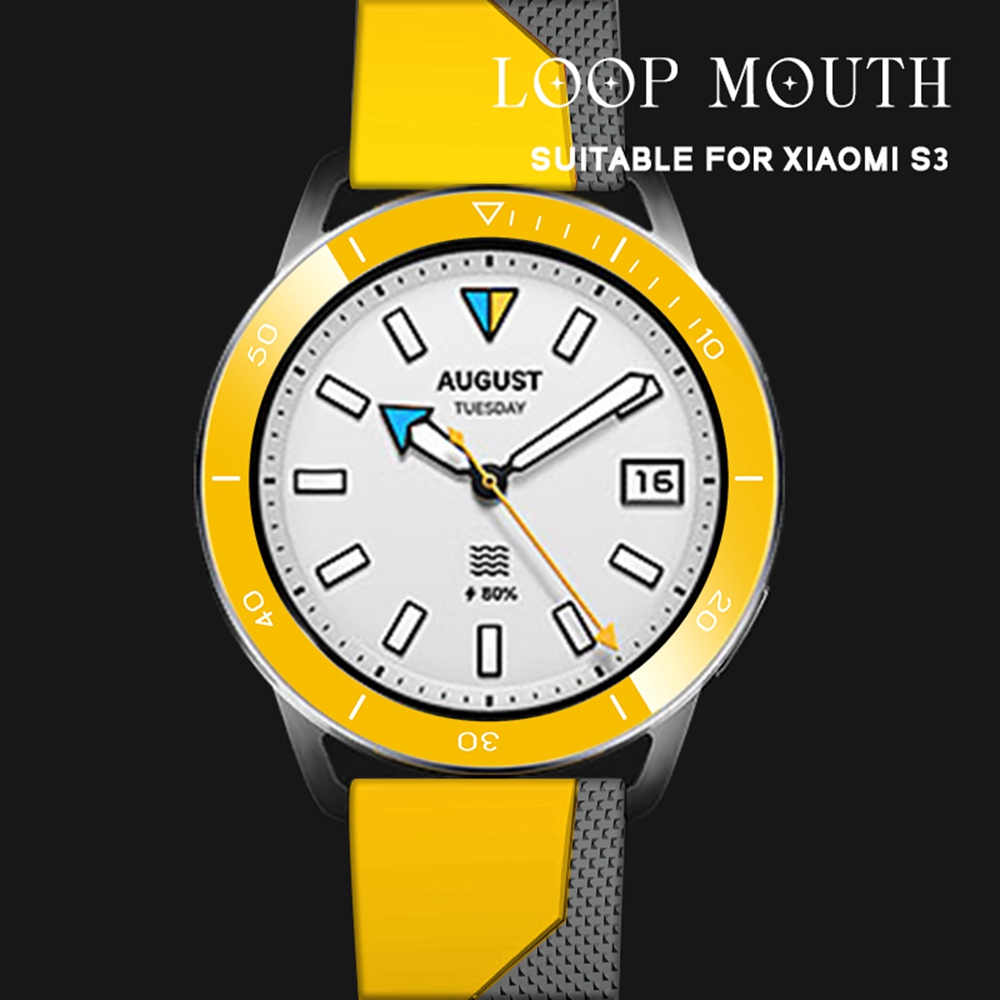 إطار معدني لساعة شاومي S4 / S3 - مراجعة Xiaomi Smartwatch S3 Accessories وسعره