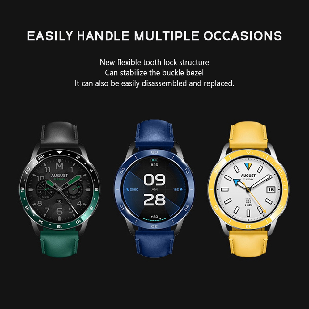 إطار معدني لساعة شاومي S4 / S3 - مراجعة Xiaomi Smartwatch S3 Accessories وسعره