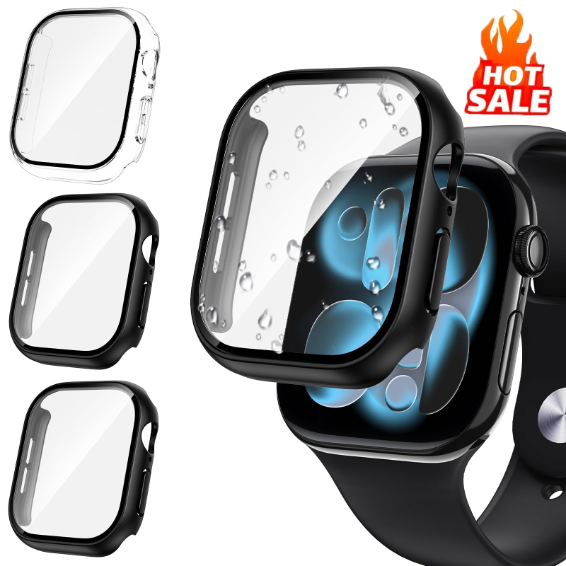 3 قطعة زجاج + غطاء لساعة أبل 4 - مراجعة Watch Case Bumper وسعره