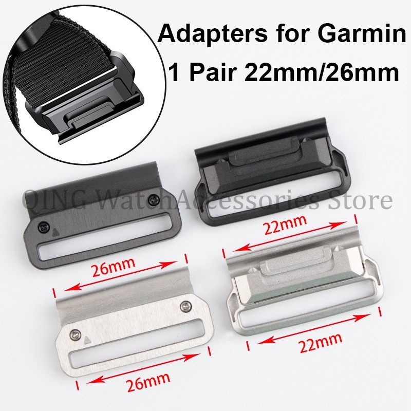 محولات سوار الساعة لغارمين تاك - مراجعة Watch Band Connector وسعره