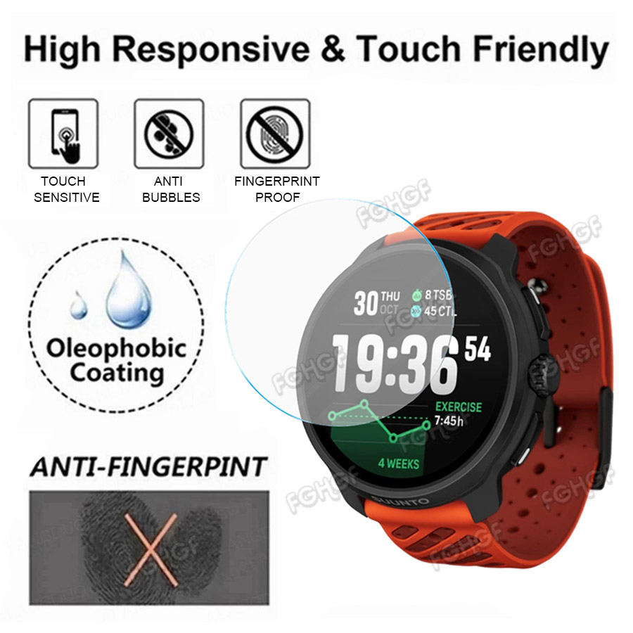 الزجاج المقسى طبقة رقيقة واقية - مراجعة Smart Watch Accessories وسعره