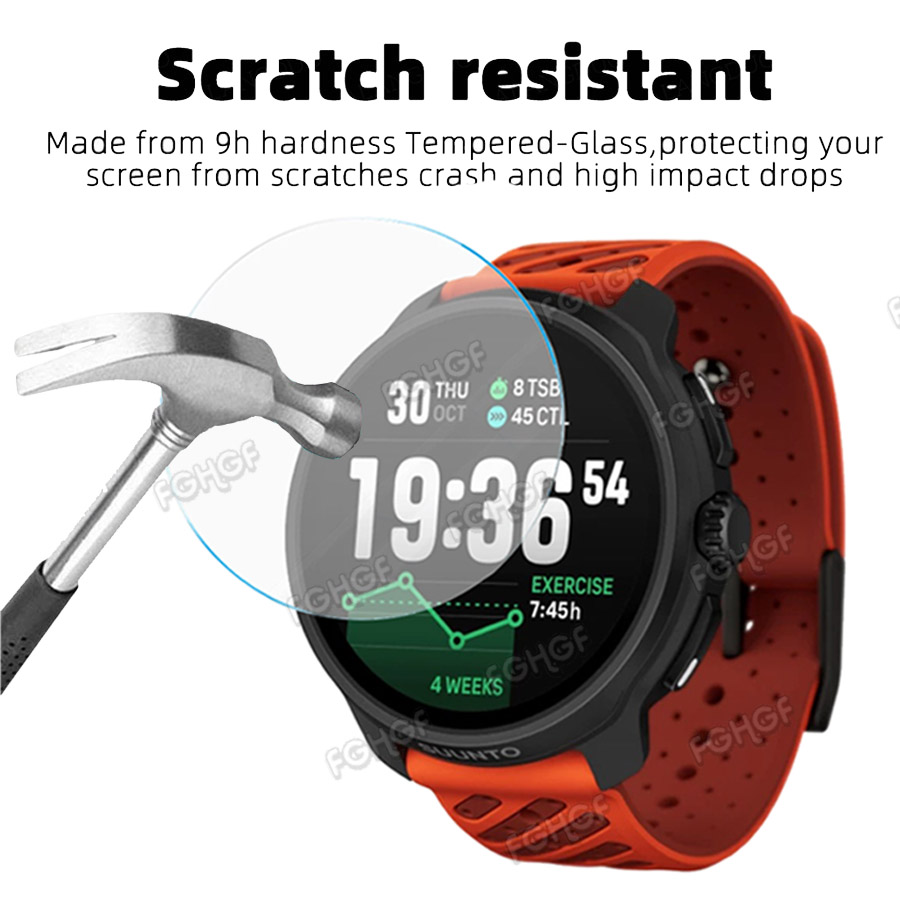 الزجاج المقسى طبقة رقيقة واقية - مراجعة Smart Watch Accessories وسعره