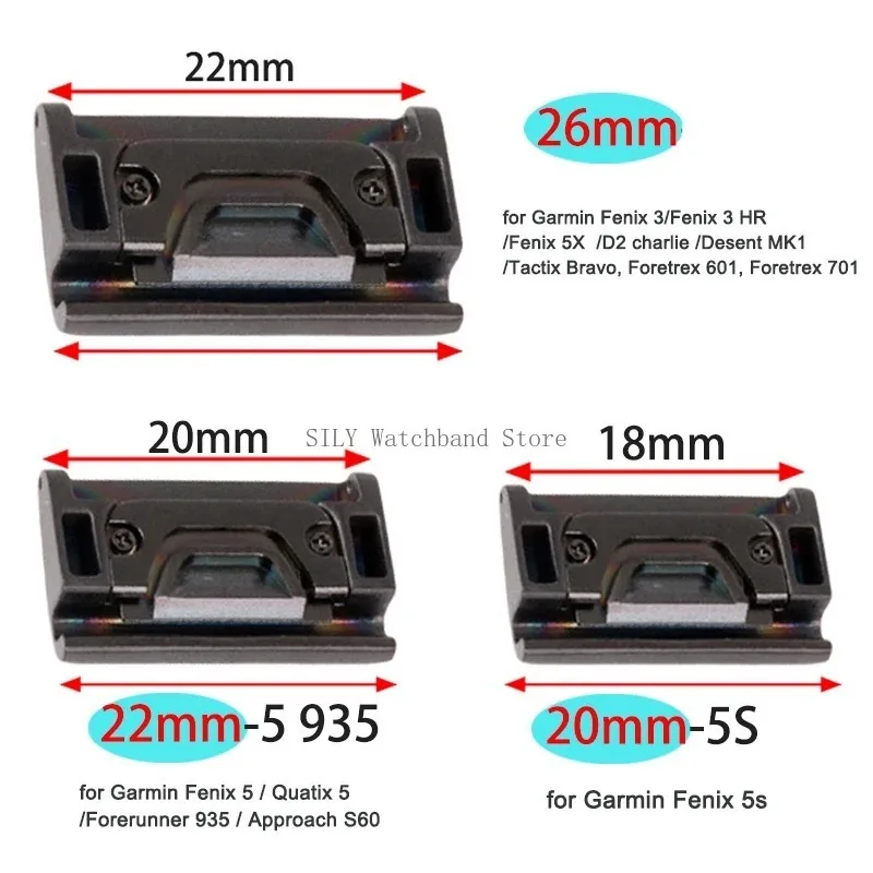موصل أحزمة معدنية سريعة الملاء - مراجعة Watch Band Connector وسعره