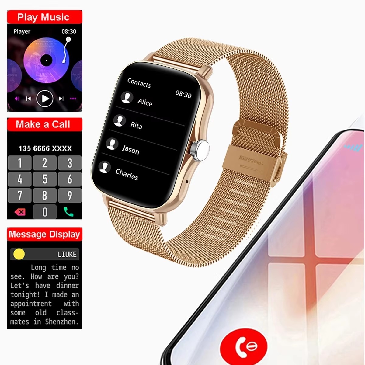 ساعة ذكية متعددة الوظائف جديدة - مراجعة Smartwatch X12 وسعره