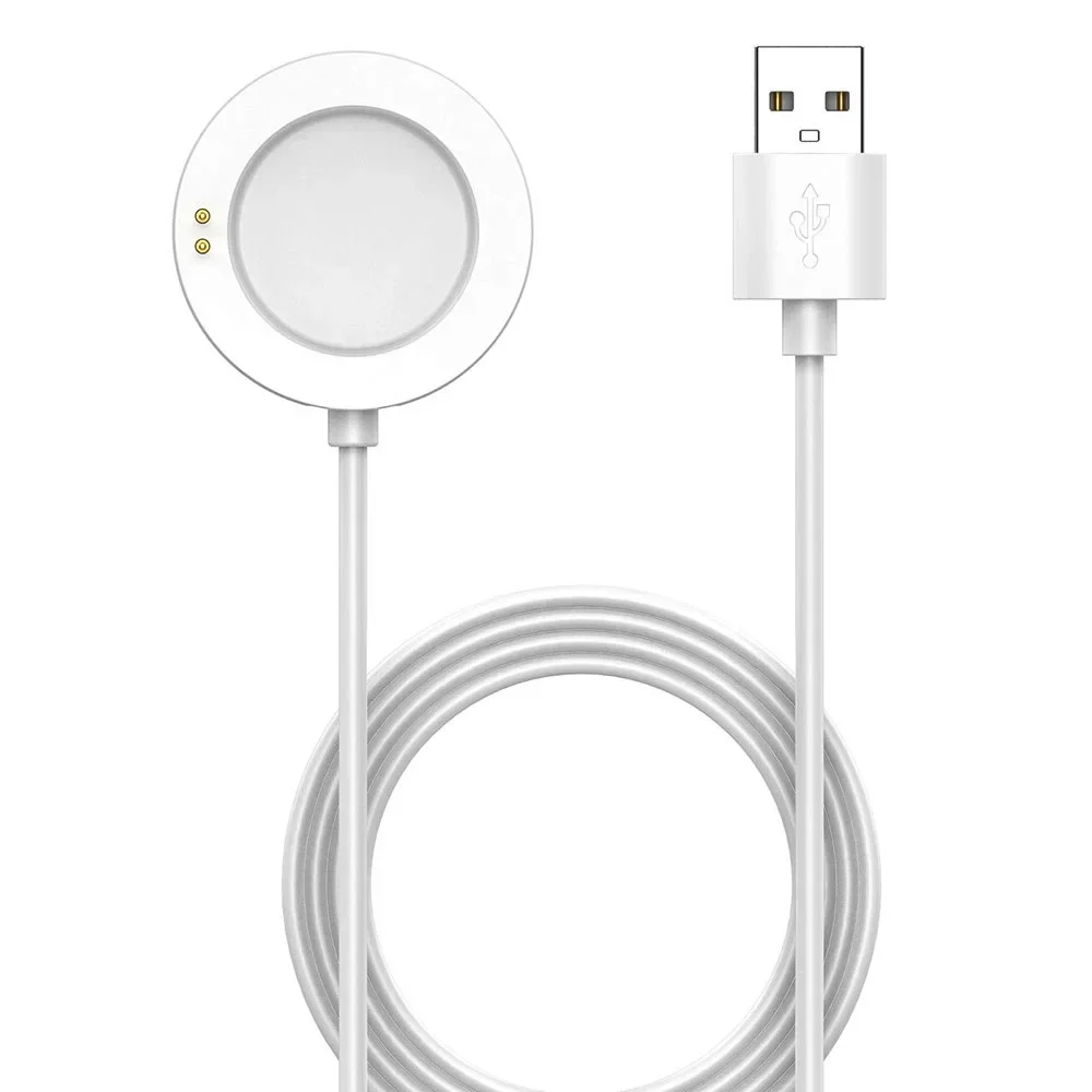 كابل شحن الساعة الذكية البيضاء - مراجعة Xiaomi Smartwatch S3 Accessories وسعره