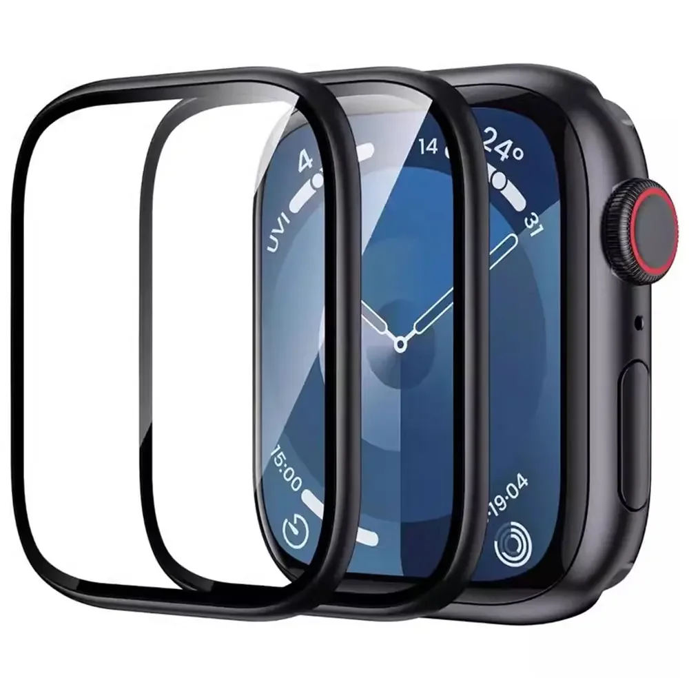 واقي شاشة منحني كامل لساعة أبل - مراجعة Apple Smartwatch Accessories وسعره