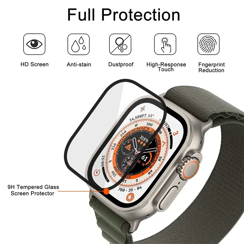 واقي شاشة منحني كامل لساعة أبل - مراجعة Apple Smartwatch Accessories وسعره