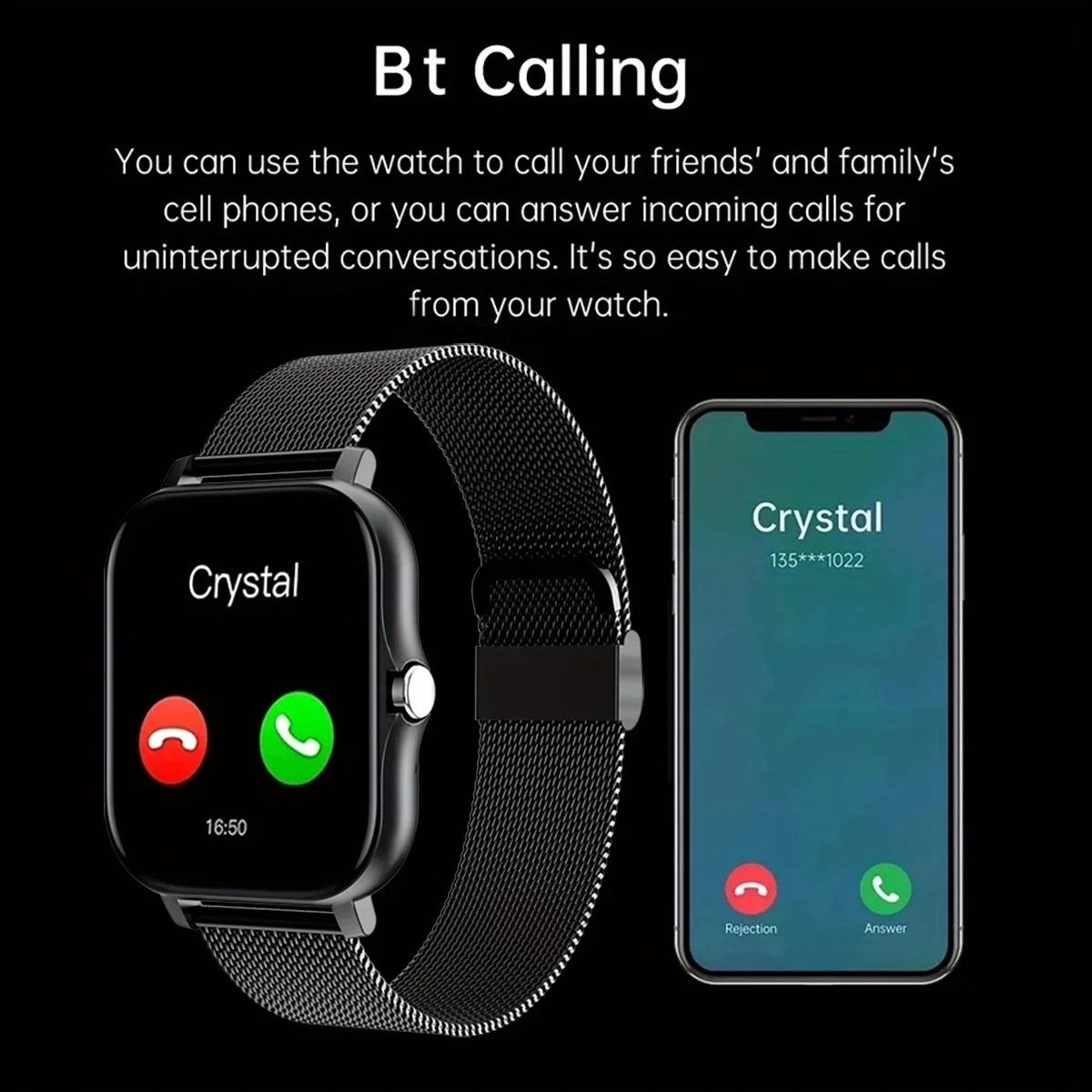 ساعة ذكية لساعات أندرويد IOS 1 - مراجعة Smartwatch Instagram وسعره