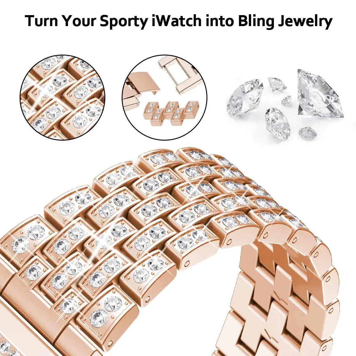 حزام الماس لساعة سامسونج جالاك - مراجعة Titan Smartwatch Accessories وسعره