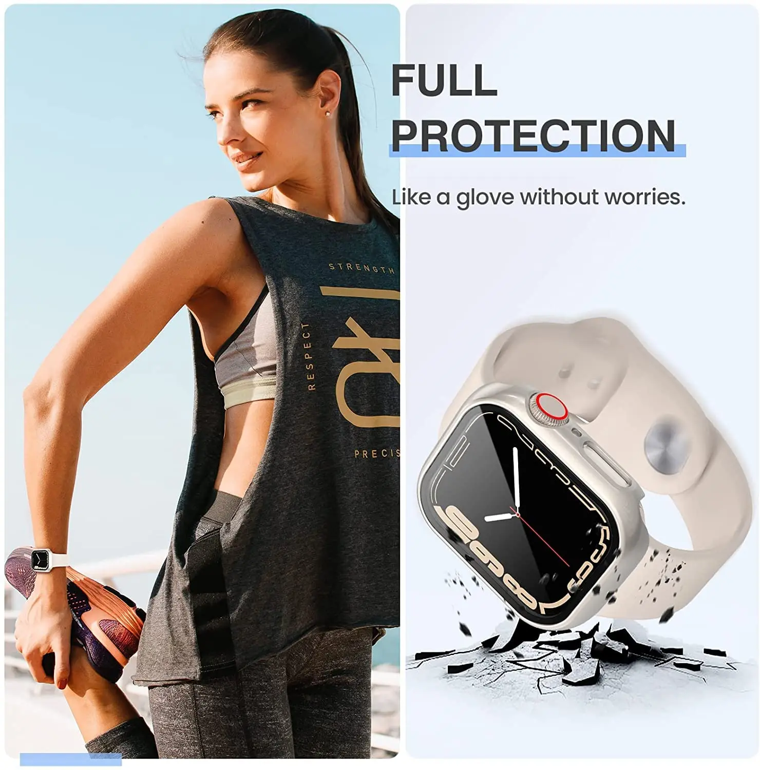 3 حزمة غطاء من الزجاج المقسى ل - مراجعة Watch Case Bumper وسعره