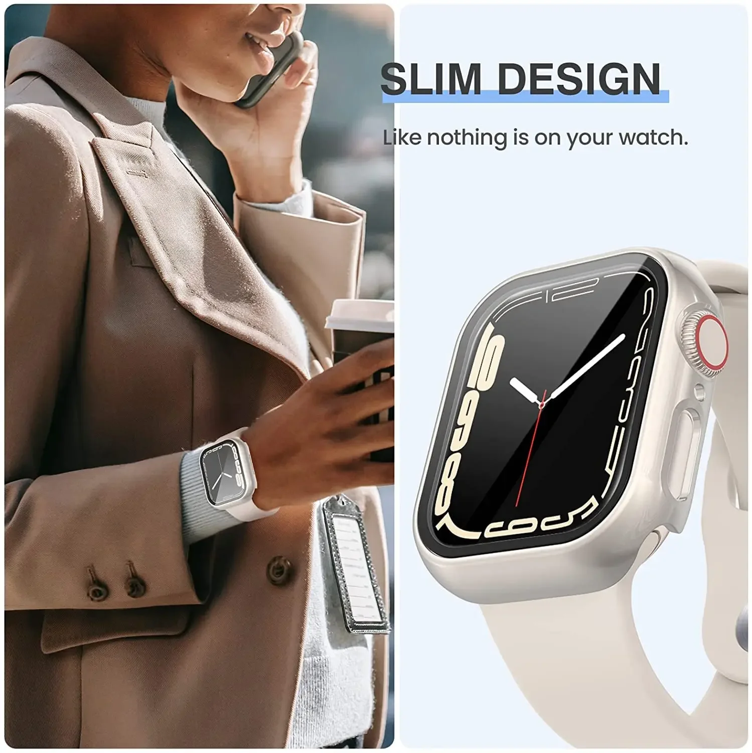 3 حزمة غطاء من الزجاج المقسى ل - مراجعة Watch Case Bumper وسعره
