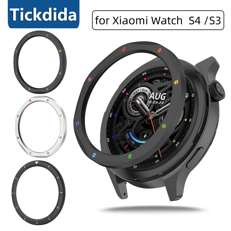 حافظة حلقية معدنية لساعة Xiaom - مراجعة Xiaomi Smartwatch S3 Accessories وسعره