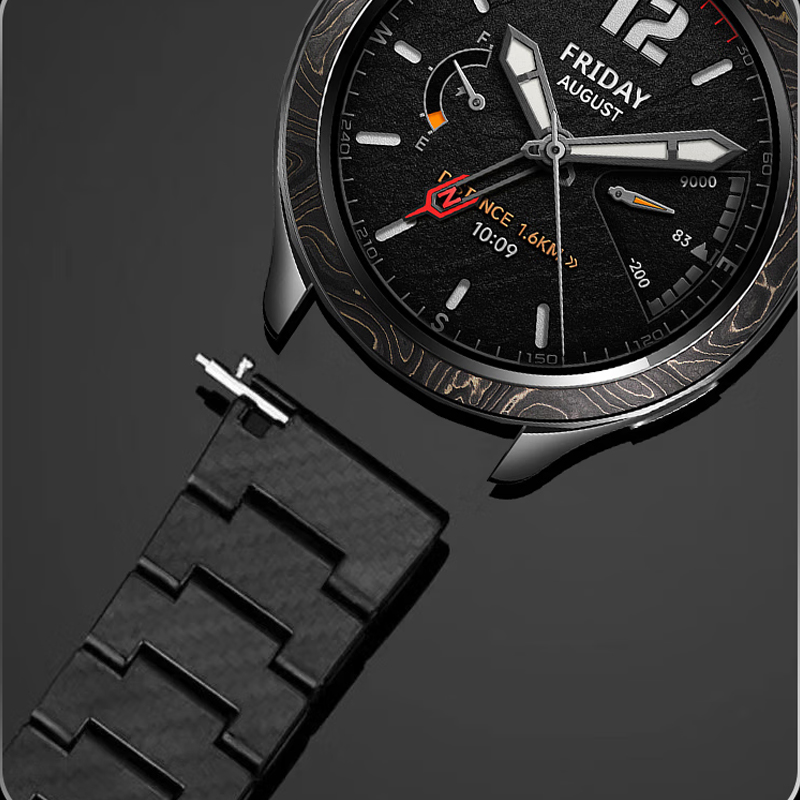 حزام من ألياف الكربون لساعة Xi - مراجعة Xiaomi Smartwatch S3 Accessories وسعره