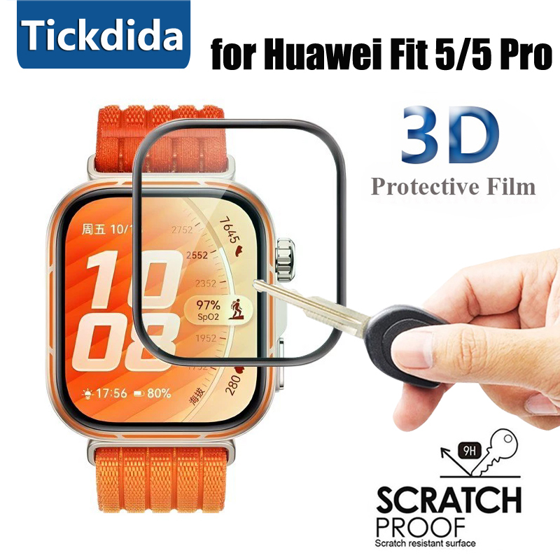 زجاج مقوى ناعم لساعة هواوي فيت - مراجعة Huawei Smartwatch Accessories وسعره